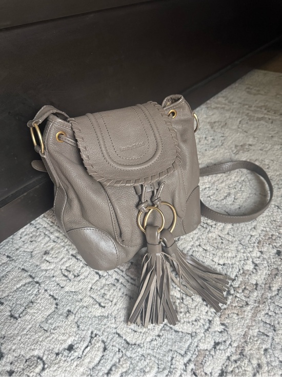 See By Chloe Handbags - See By Chloé Gray Tassel Leather Crossbody